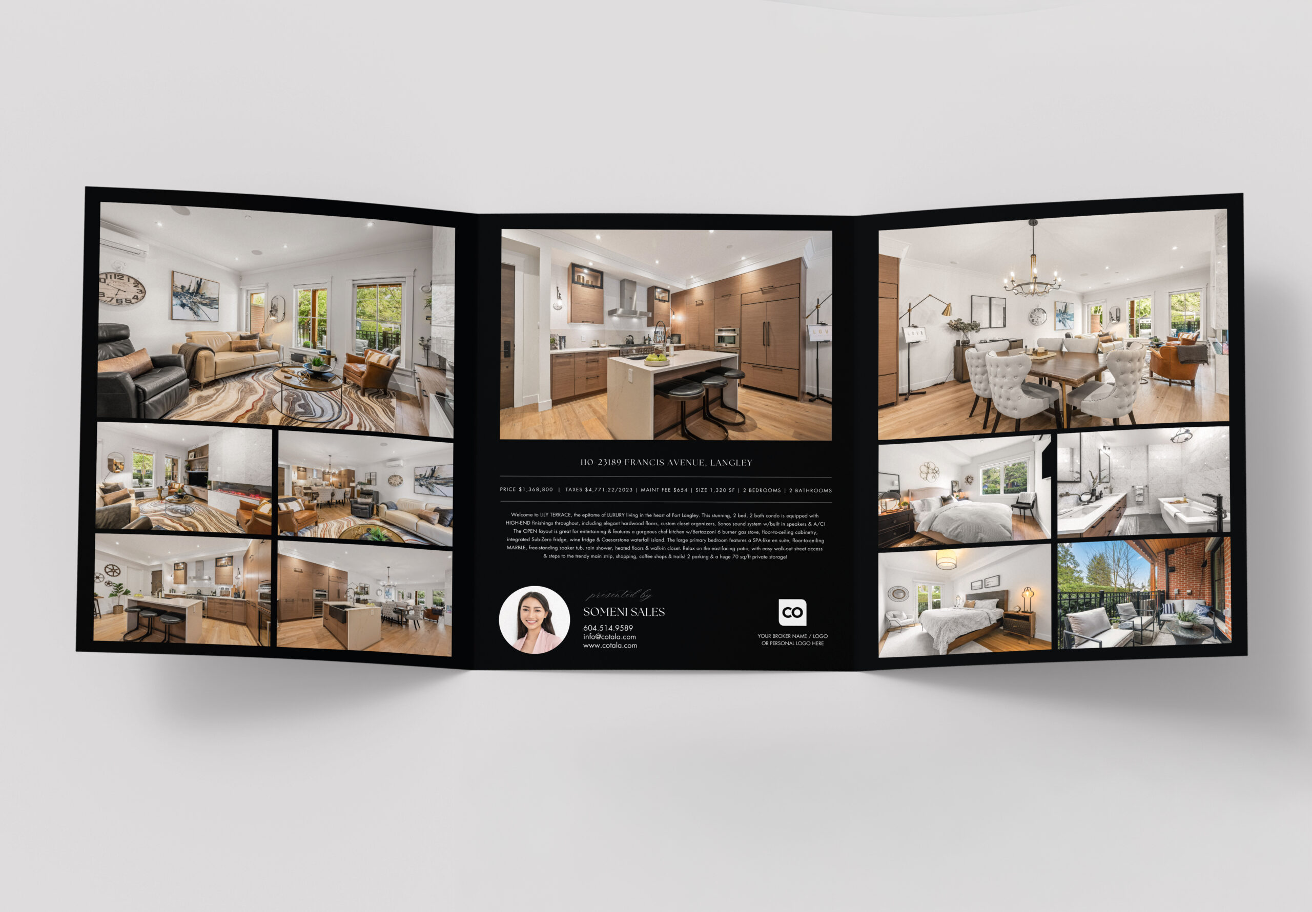 Large Format Signature 6-Panel Property Brochures for the best in Real Estate Printing and Marketing
