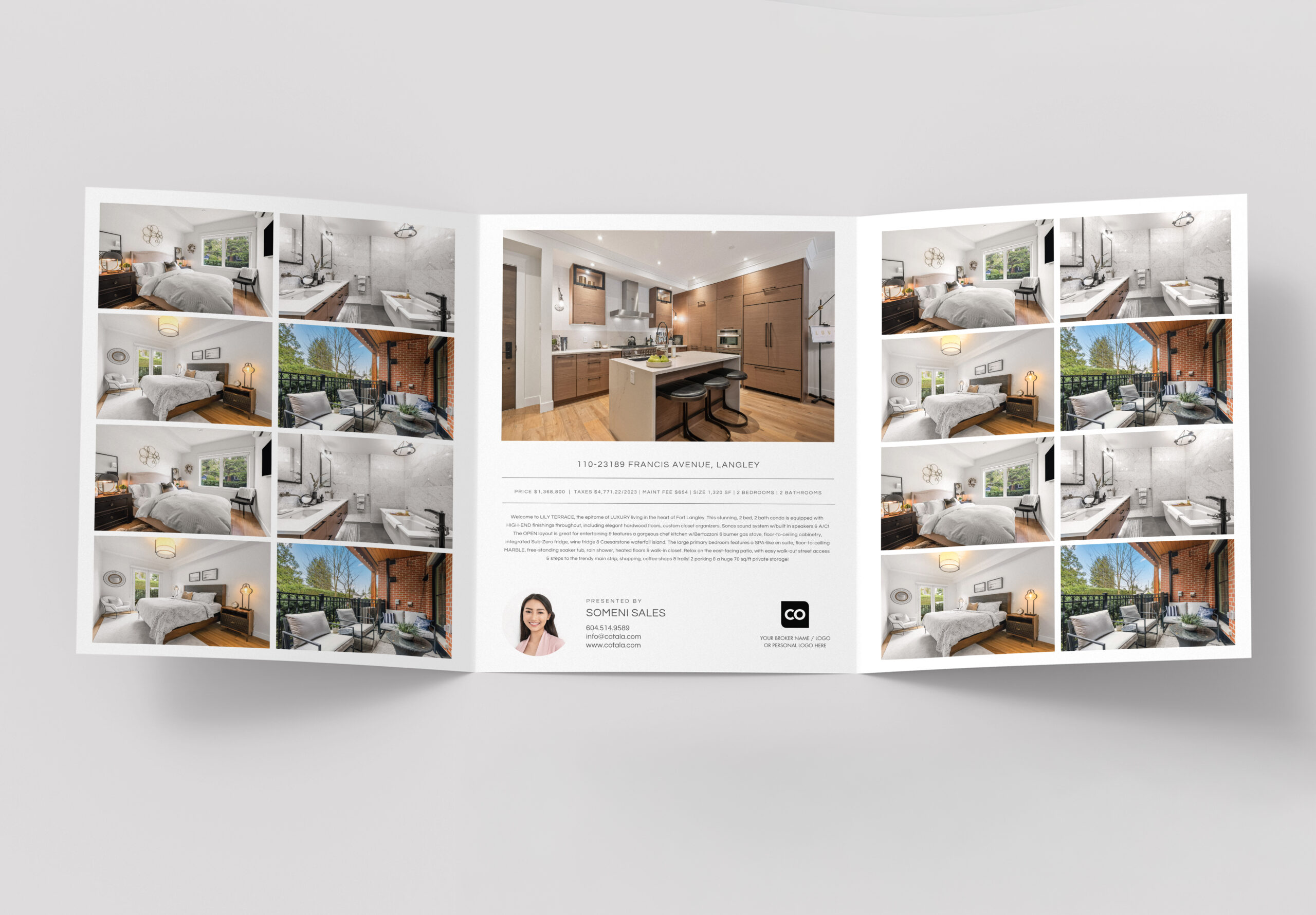 Large Format Signature 6-Panel Property Brochures for the best in Real Estate Printing and Marketing
