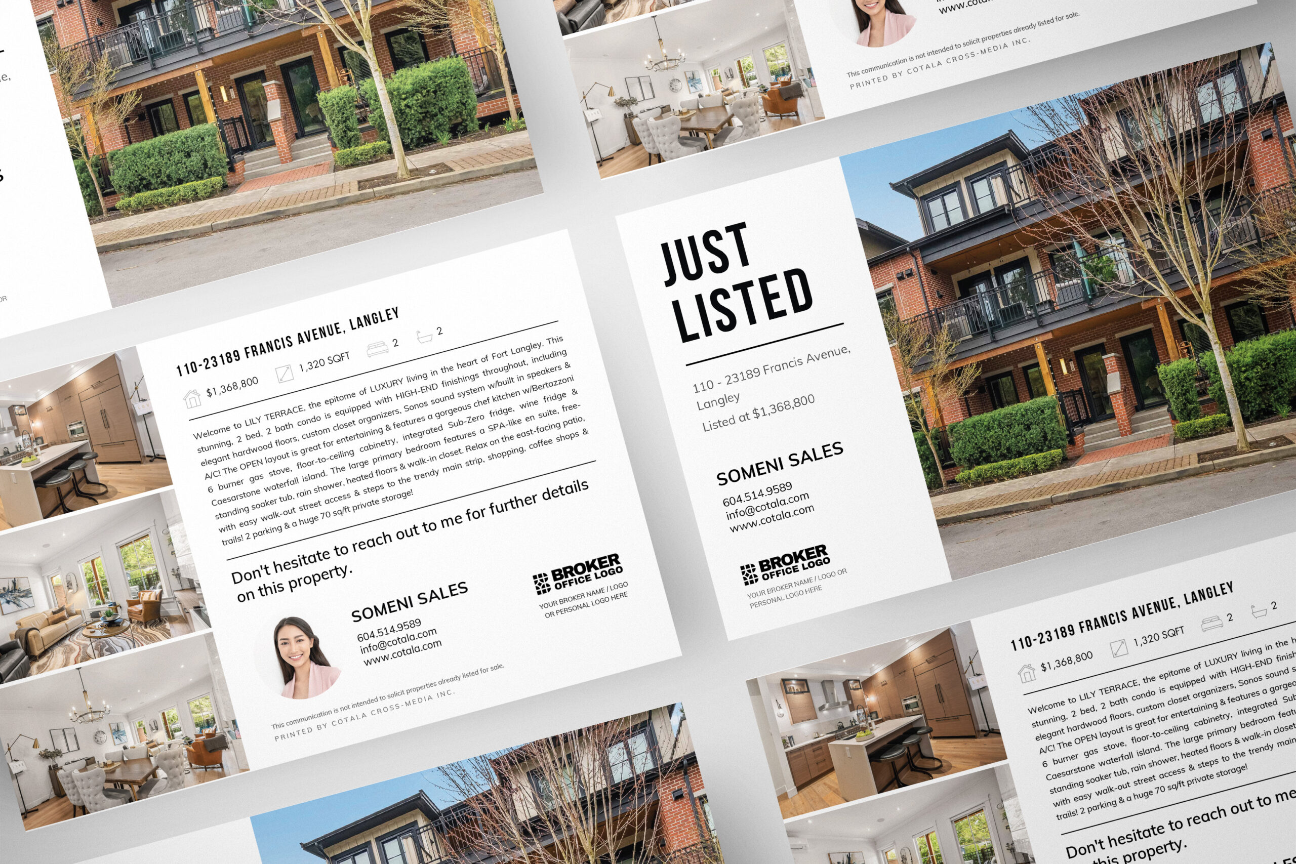 Premium real estate postcard for real estate agents looking to generate leads.