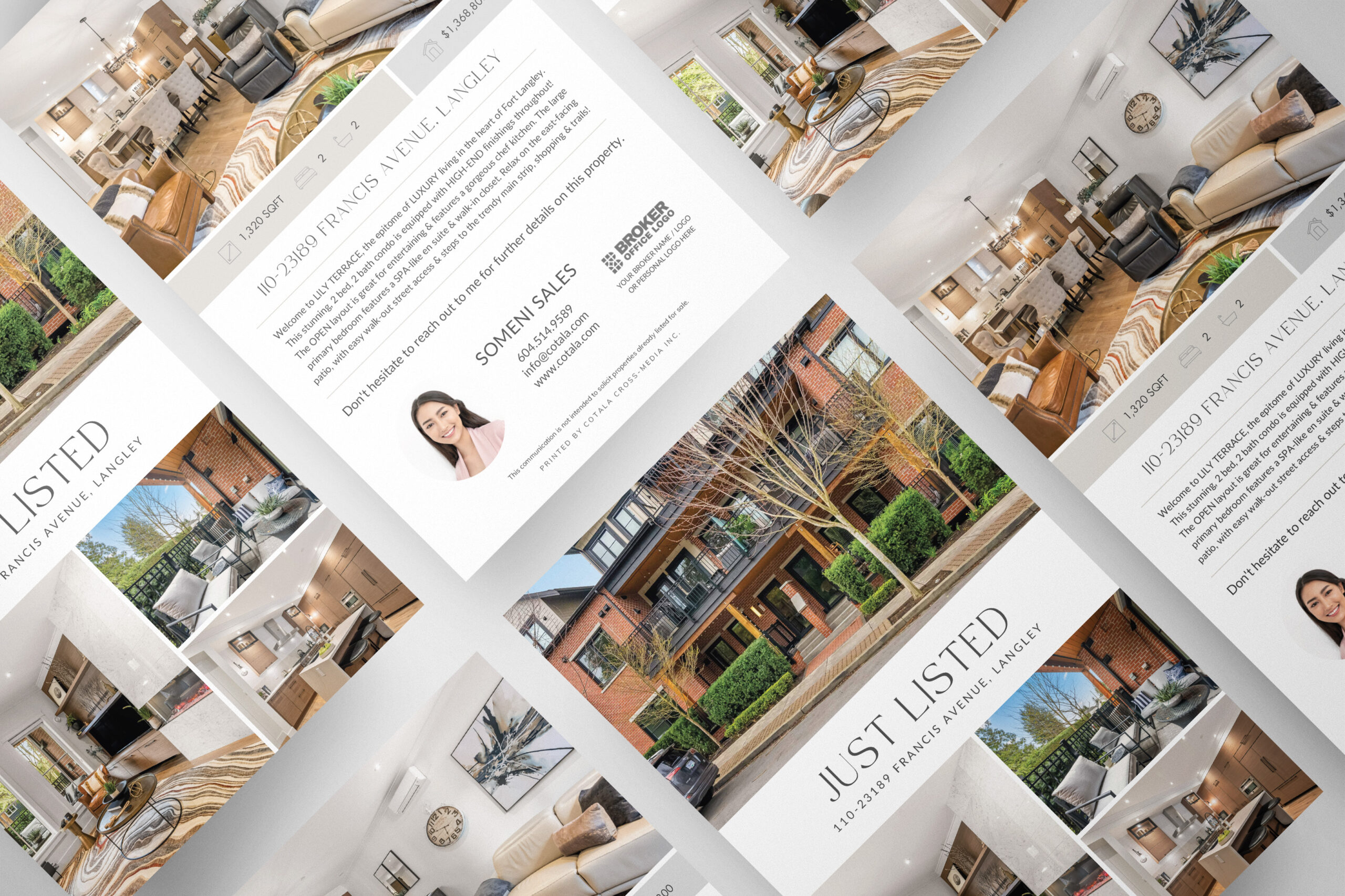 Premium real estate postcard for real estate agents looking to generate leads.