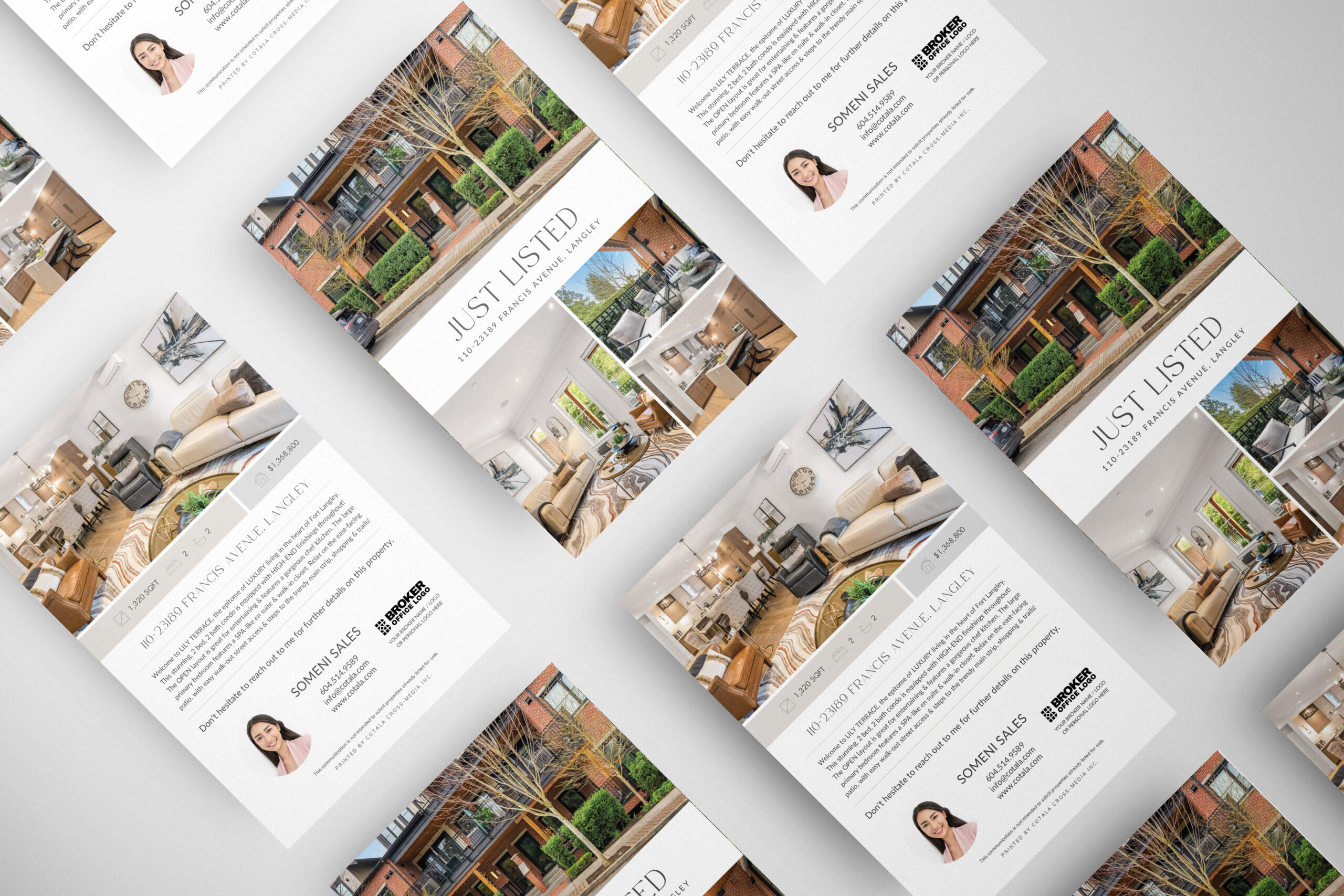Premium real estate postcard for real estate agents looking to generate leads.