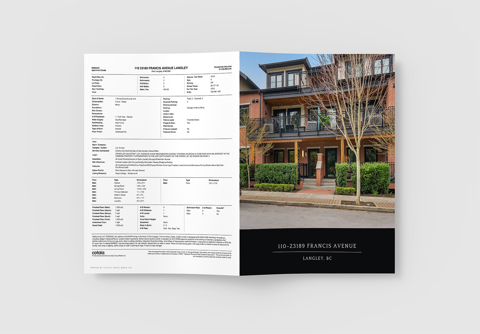 Oversize Feature Sheets for Real Estate Marketing