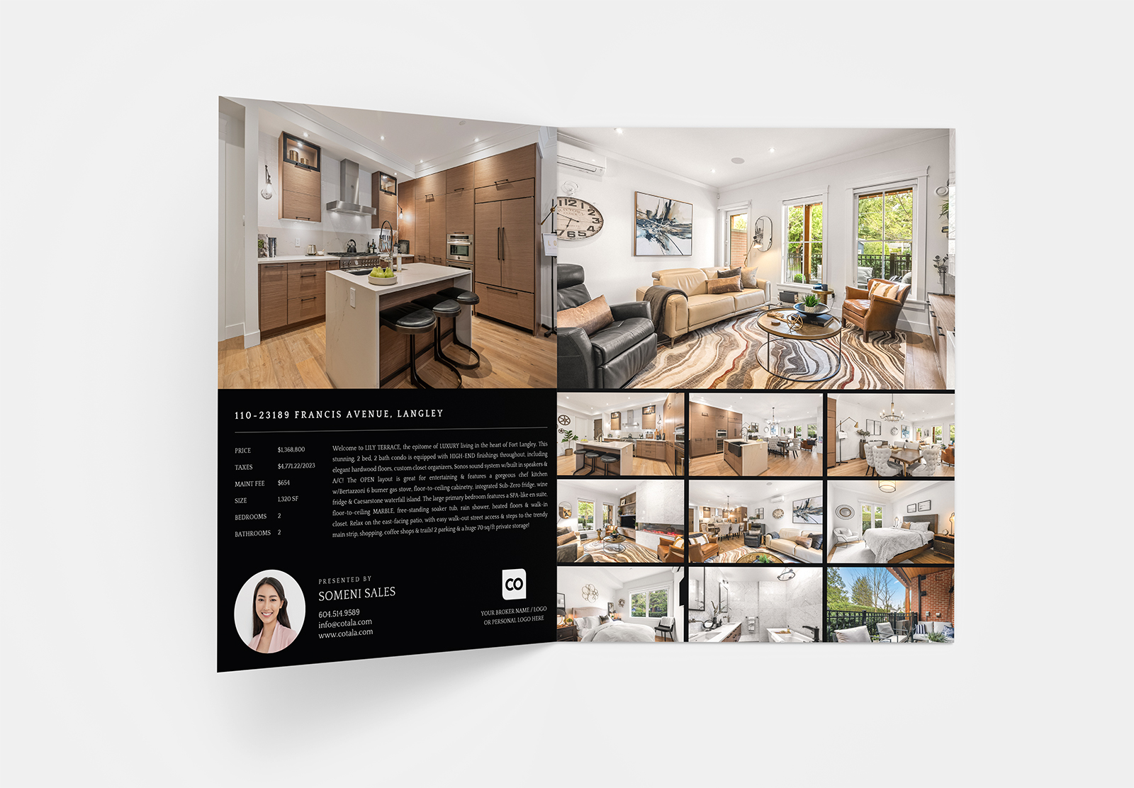Oversize Feature Sheets for Real Estate Marketing