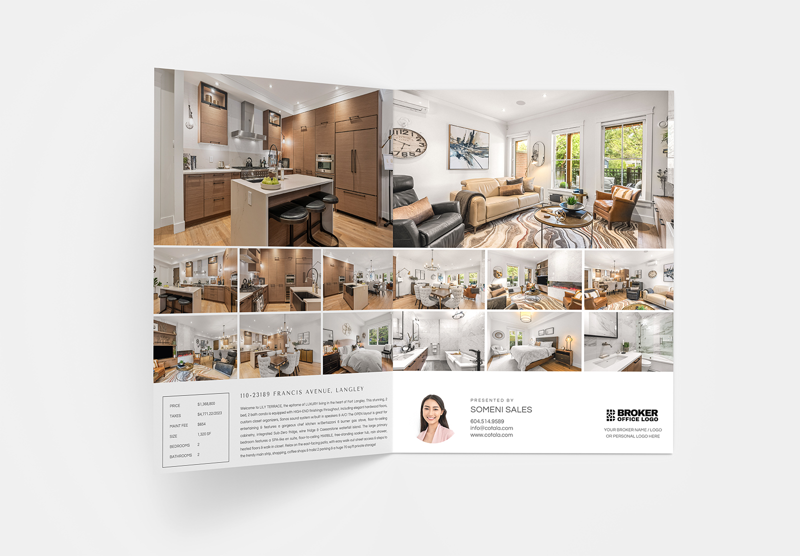 Oversize Feature Sheets for Real Estate Marketing