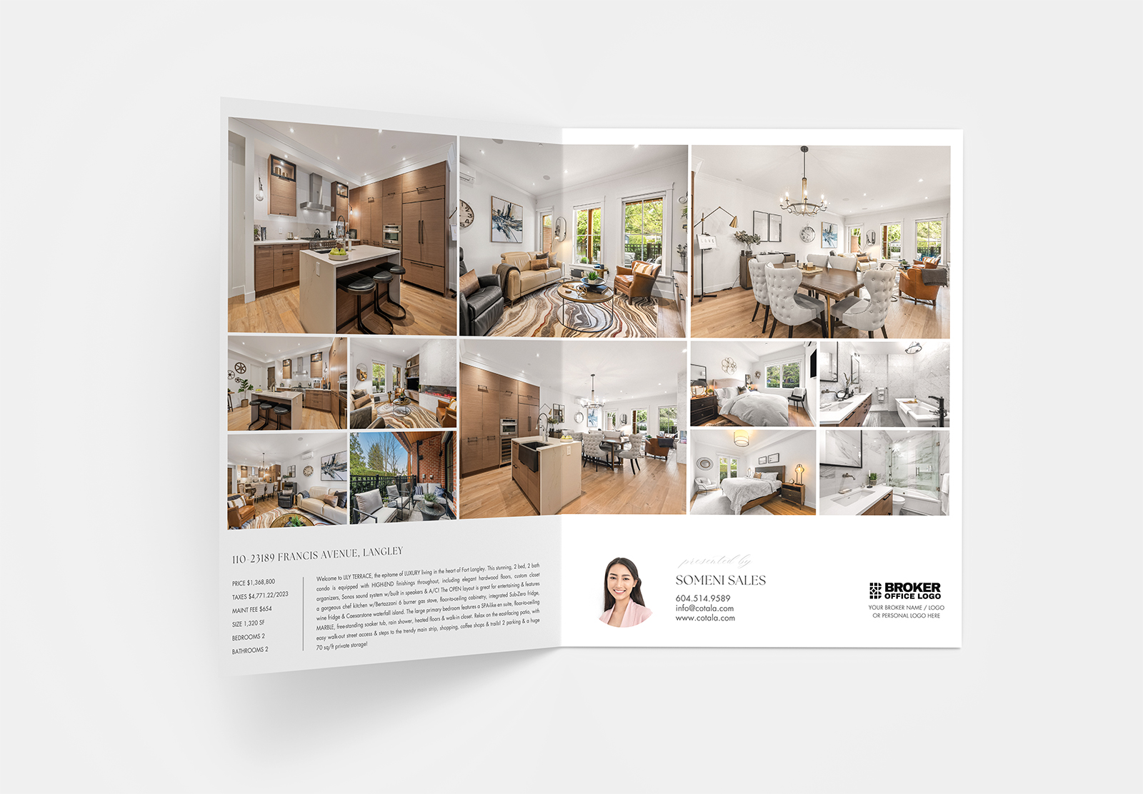 Oversize Feature Sheets for Real Estate Marketing