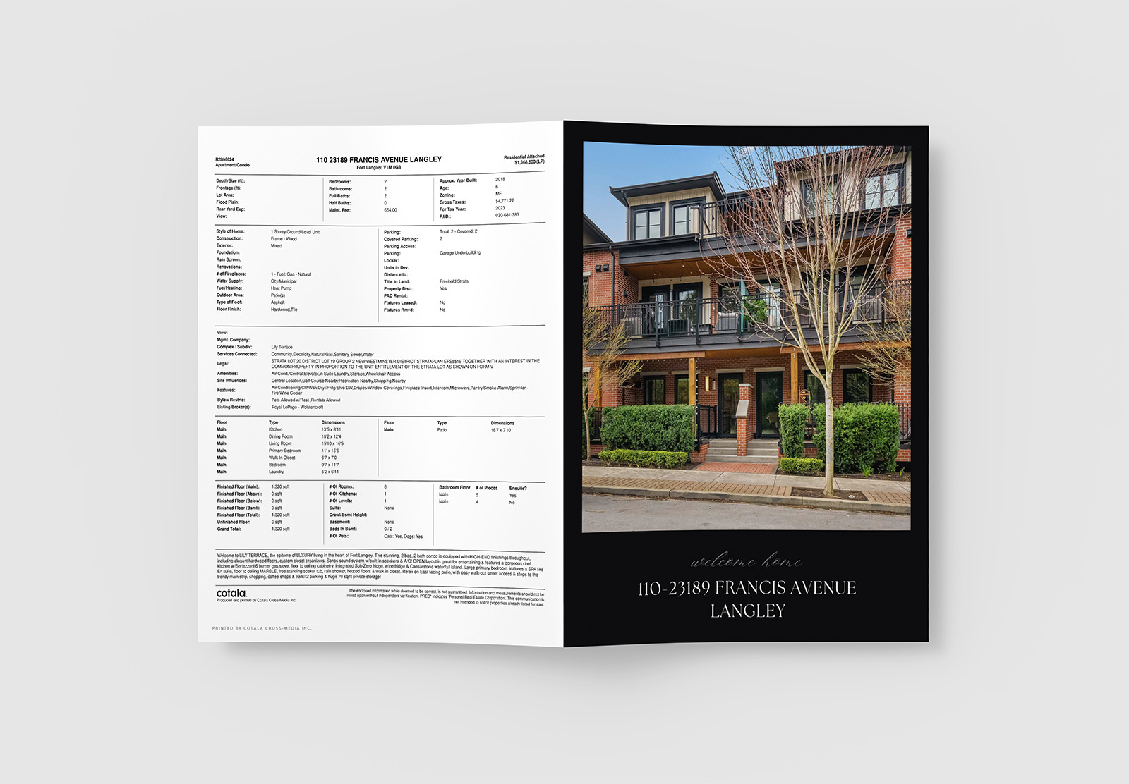 Oversize Feature Sheets for Real Estate Marketing