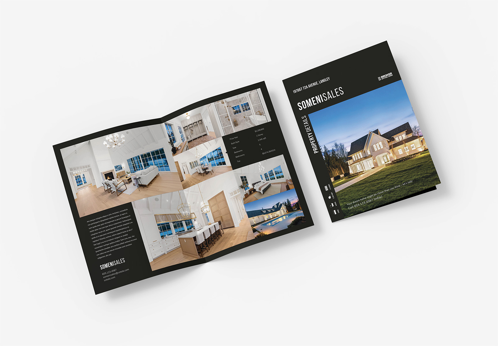 Oversize Feature Sheets for Real Estate Marketing