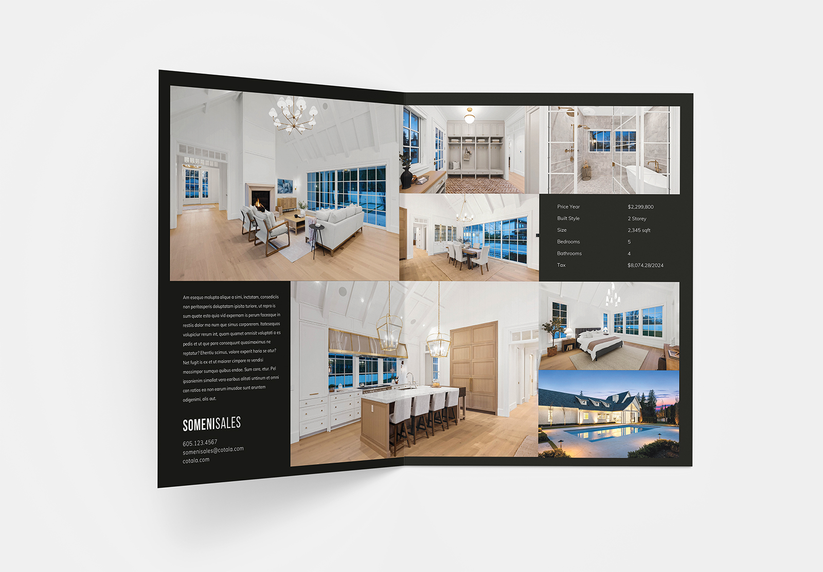 Oversize Feature Sheets for Real Estate Marketing