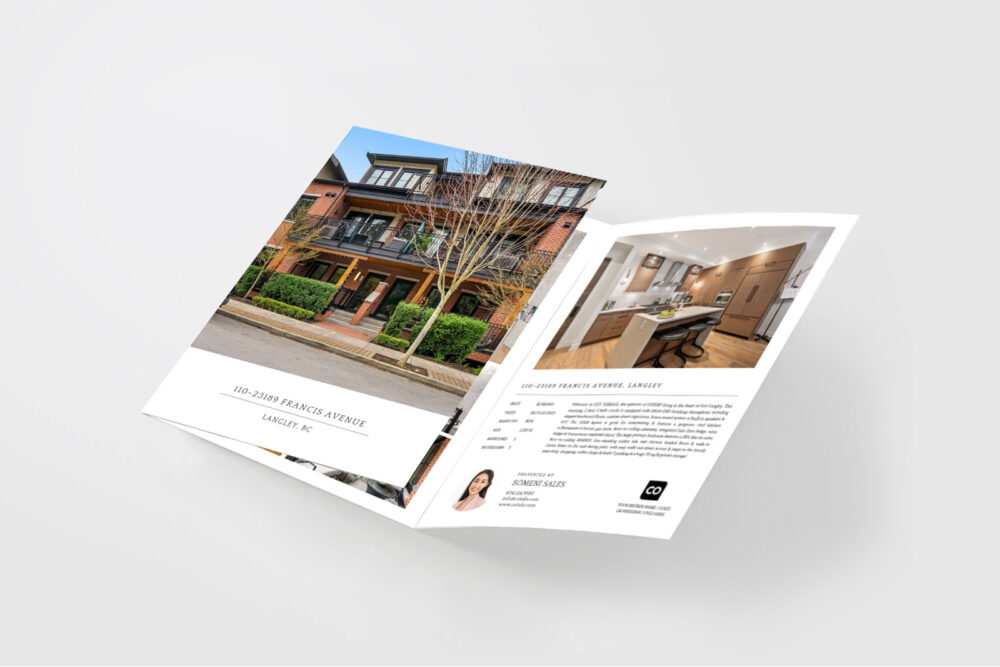 Large Format Signature 6-Panel Property Brochures for the best in Real Estate Printing and Marketing