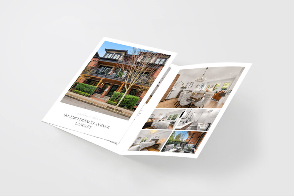 Large Format Signature 6-Panel Property Brochures for the best in Real Estate Printing and Marketing