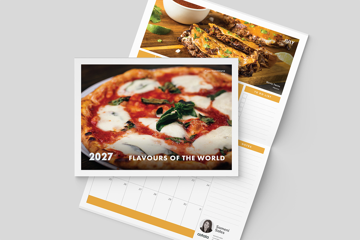 2027 Flavours of the World Calendar