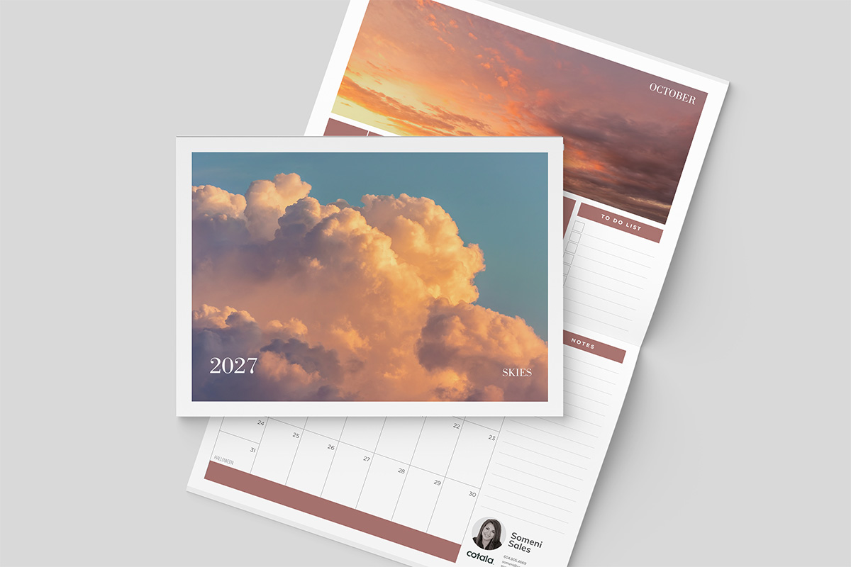 2027 Skies Calendar