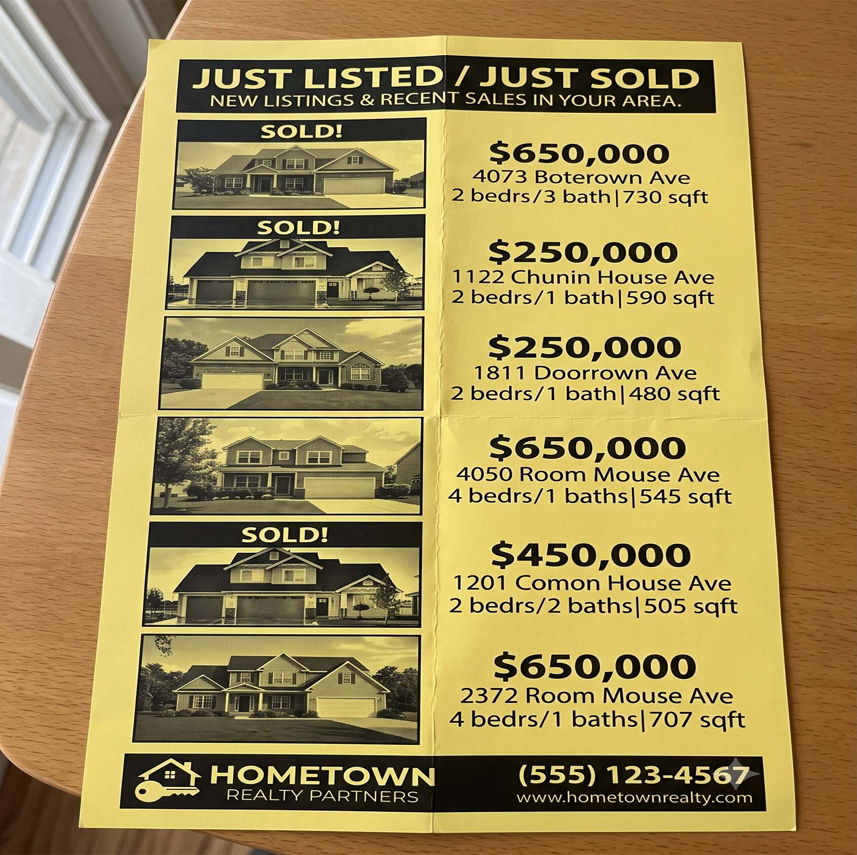 budget friendly flyers